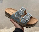 Lyseblå glitre sandal thumbnail