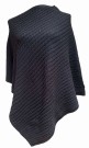 Sort poncho, smale fletter thumbnail