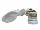 Hvit og gull sneakers thumbnail