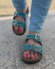 Turkis/Lyseblå sandal thumbnail