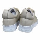 Creme skinn sneakers m stjerner thumbnail