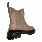 Taupe skinn boots m stretch thumbnail