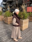 Brun vendbar vest m 
