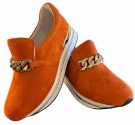 Semsket orange m gullspenne thumbnail