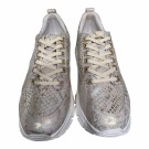 Lett mønstret skinn sneakers thumbnail