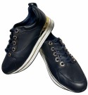 Marine skinn sneakers m gull thumbnail