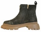 Grønn nubuk boots m glidelås front SB thumbnail