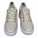 Creme skinn sneakers m stjerner thumbnail