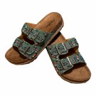 Grønn glitre sandal thumbnail