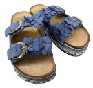 Blå sandaler m matchende blomster thumbnail