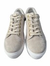 Creme semsket sneakers thumbnail