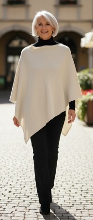 Creme poncho