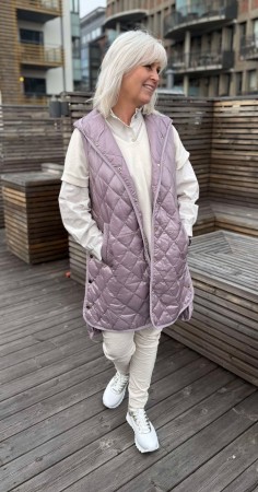 Gammelrosa lang vest