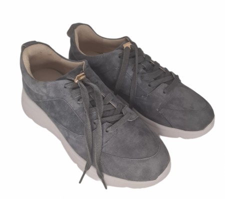 Jeansblå semsket sneakers
