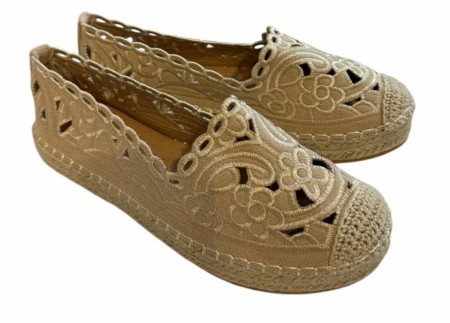 Beige espadrillos
