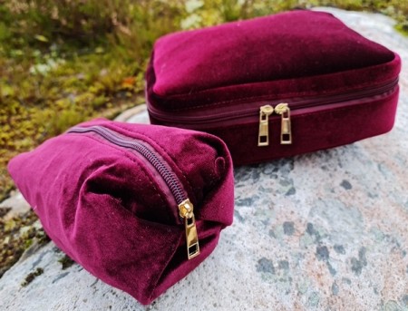 Pakke 5 (burgunder fløyel)