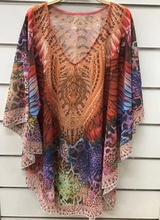 Mønstret kaftan