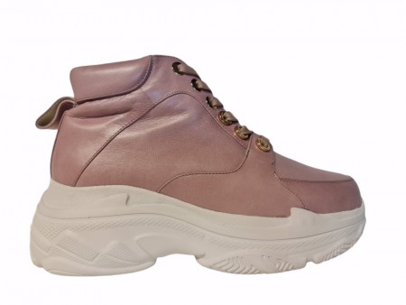 Gammelrosa sneakers m chunky såle