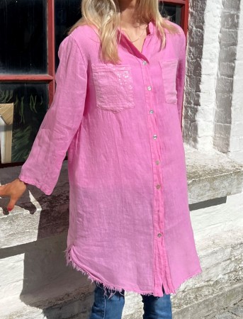 Rosa linskjorte