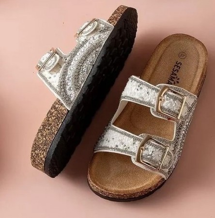 Hvit sandal