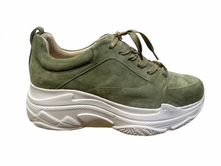 Lindegrønn chunky sneakers