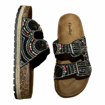Sort glitre sandal
