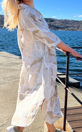 Kamo skjorte/kjole, beige