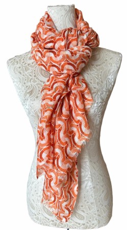 Orange skjerf